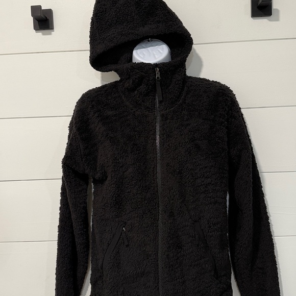 North Face Fleece Hooded Jacket - Black - Picture 7 of 7